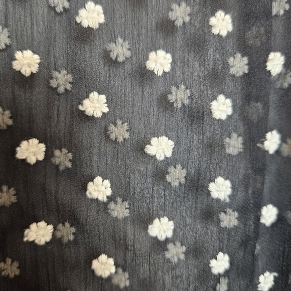 Alice + Olivia Black and White Polka Dot Blouse - Picture 7 of 16